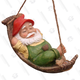 Funny Garden Gnomes Outdoor Hanging Statue